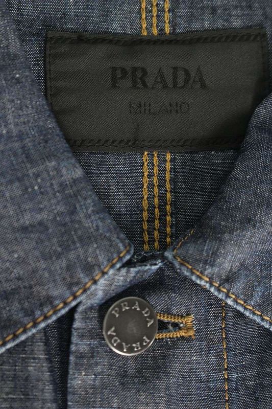 Prada Geb254 Triangle Chien Bray Blouson Men's L