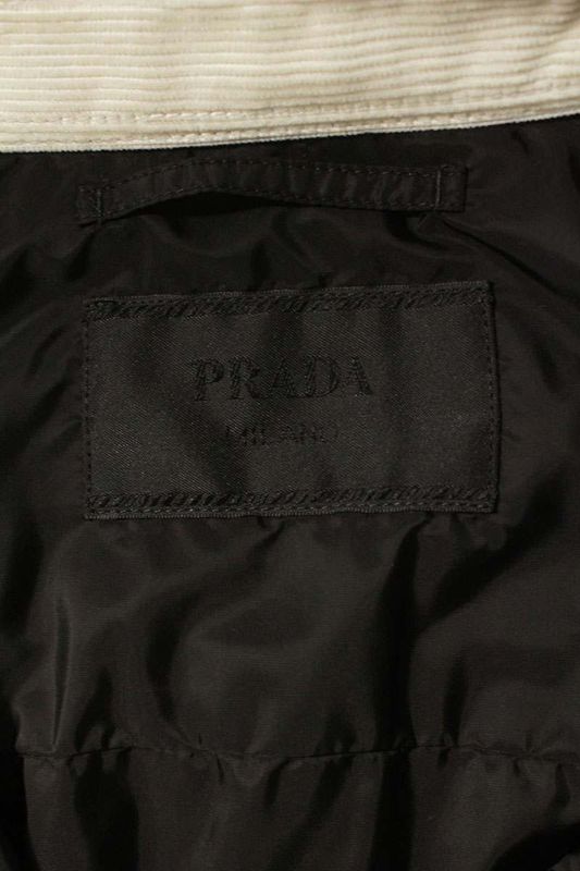 Prada Sc556 Pinwale Corduroy Blouson Men's XS