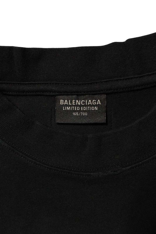 Balenciaga 781245 Tova1 Connected Print Long Sleeve Cut And Sewn Men's XS