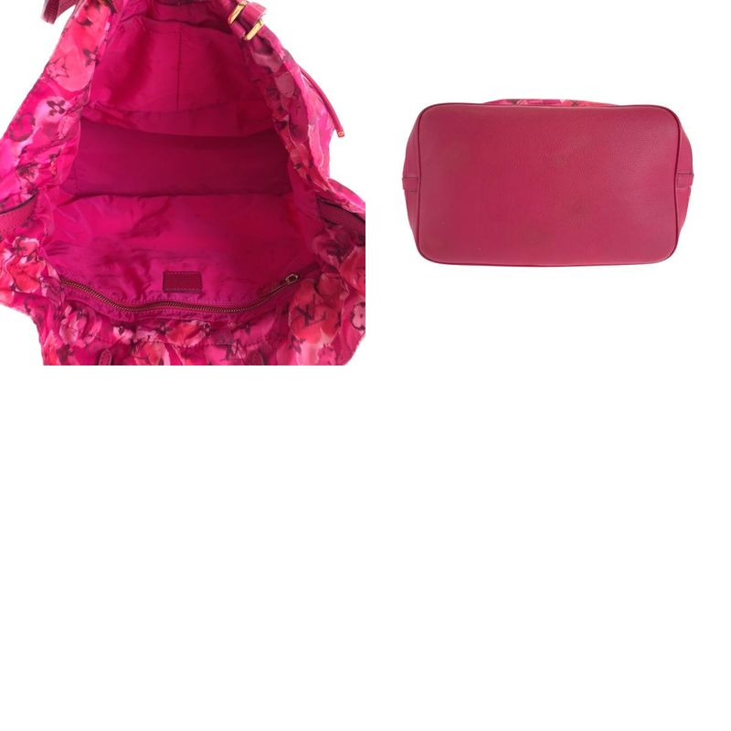 Louis Vuitton Ikat Flower Noe Full MM Rose Andian Pink Gold Hardware Nylon Tote