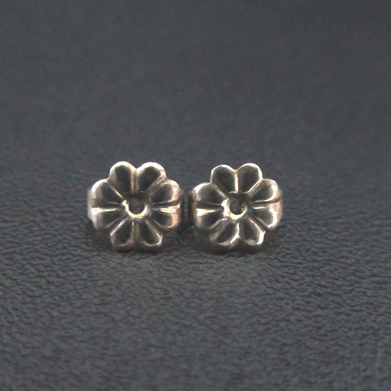 Tiffany & Co Tiffany & Co Paloma Picasso Rubbing Heart Stud Earrings 925sv