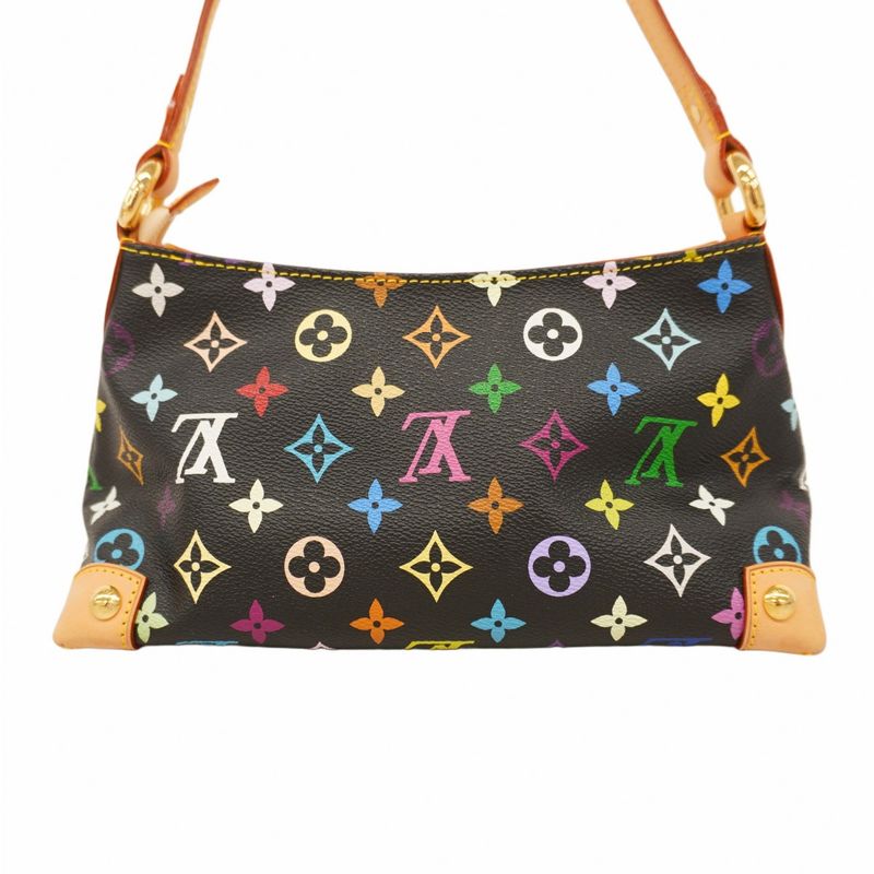 Louis Vuitton Shoulder Bag Monogram Multicolor Eliza M40099 Noir Black Women