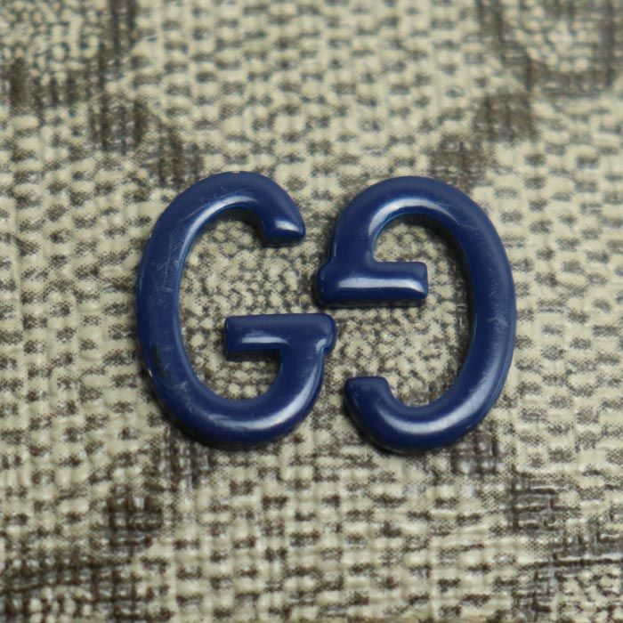 Gucci GG Trifold Wallet With GG Detailing Trifold Wallet Beige Blue 769225
