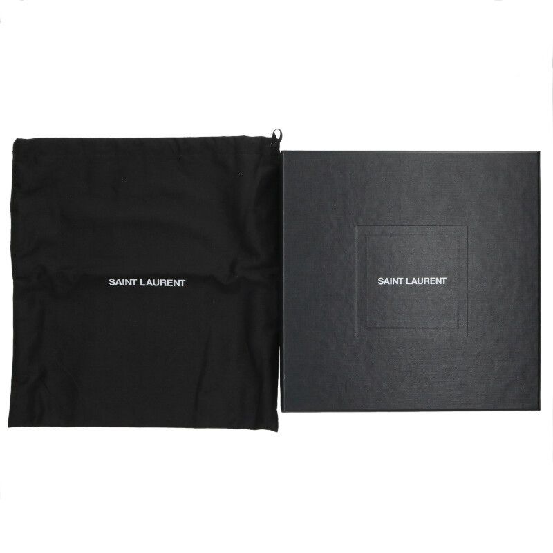 Saint Laurent Paris Grz634434 Croc Shape Pressed Narrow Leather Belt Men's 85