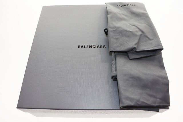 Balenciaga Trooper BOOT Black 27.5cm (10.83in) 678414 Leather Trooper Boots