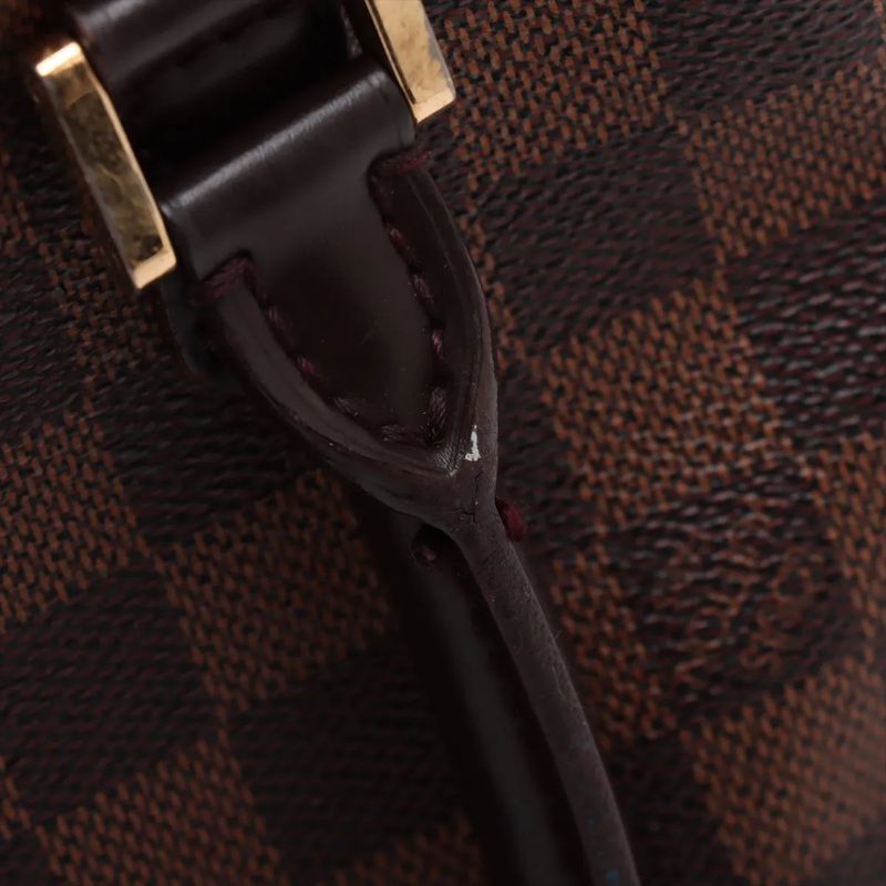 Louis Vuitton Damier Brera N51150 Leather Handbag Tote Genuine Leather Brand