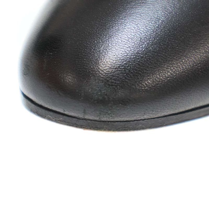 Chanel Matelasse Coco Mark Heeled Short Boots G33580 Black 38