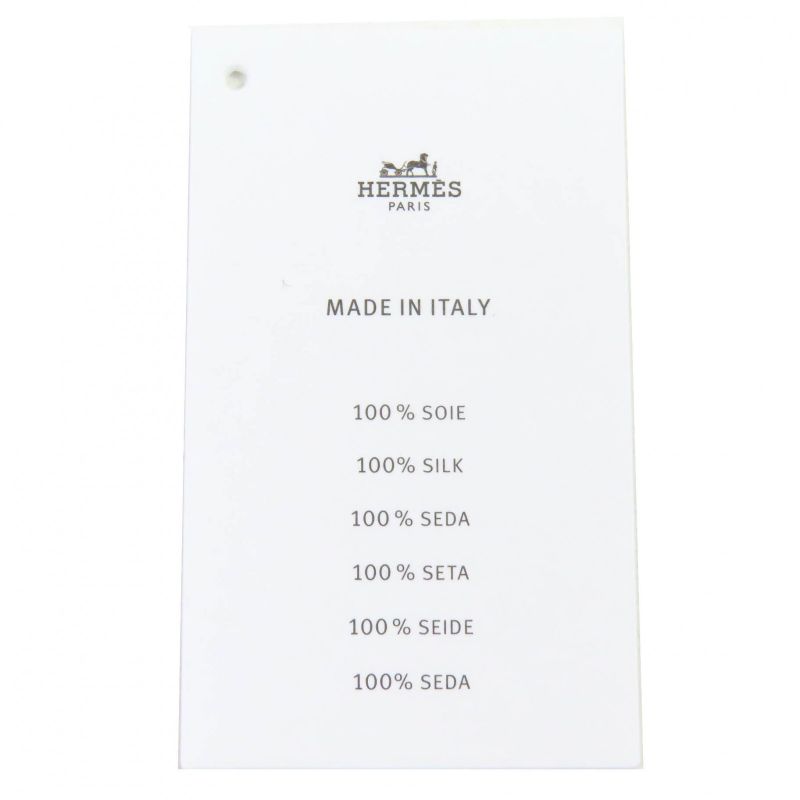 Hermes Grenelle Exlibris Barrette 100% Silk With Silver Hardware Ribbon Hair