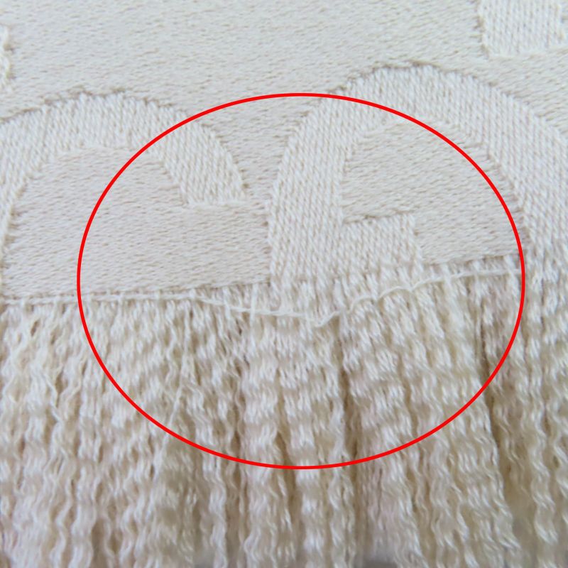 Gucci 795551 Wool Silk GG Jacquard Large Blanket Shawl Beige 135 X 180cm