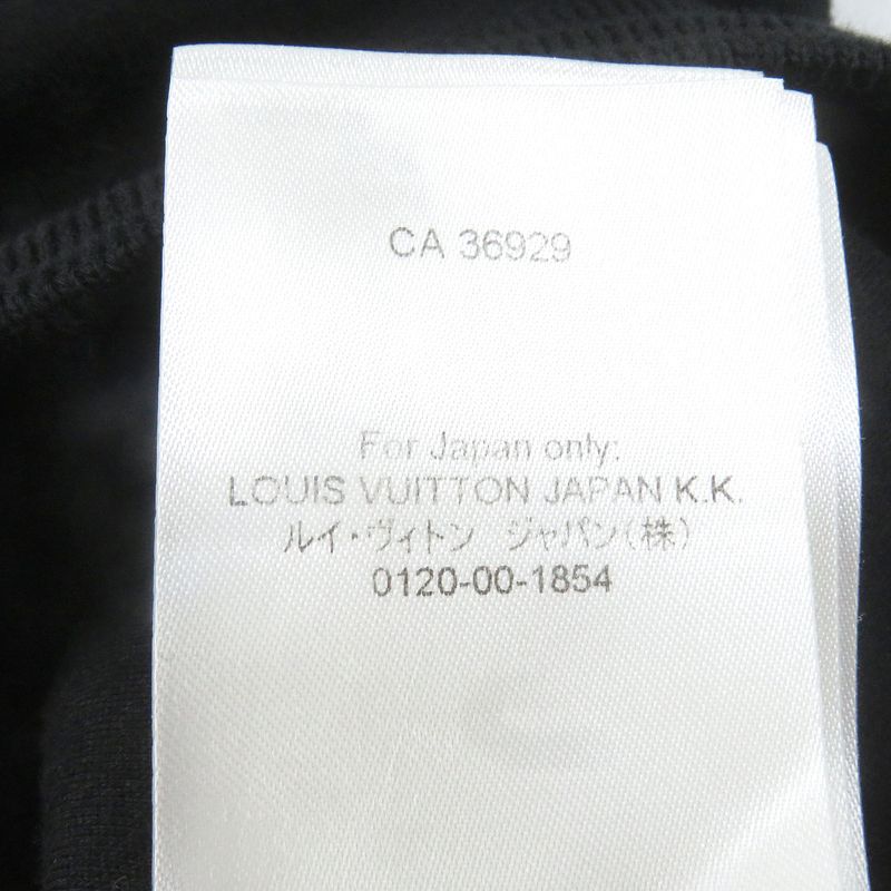Louis Vuitton 22AW Staples Edition Logo Plate Sweatpants Jogger Pants Black L