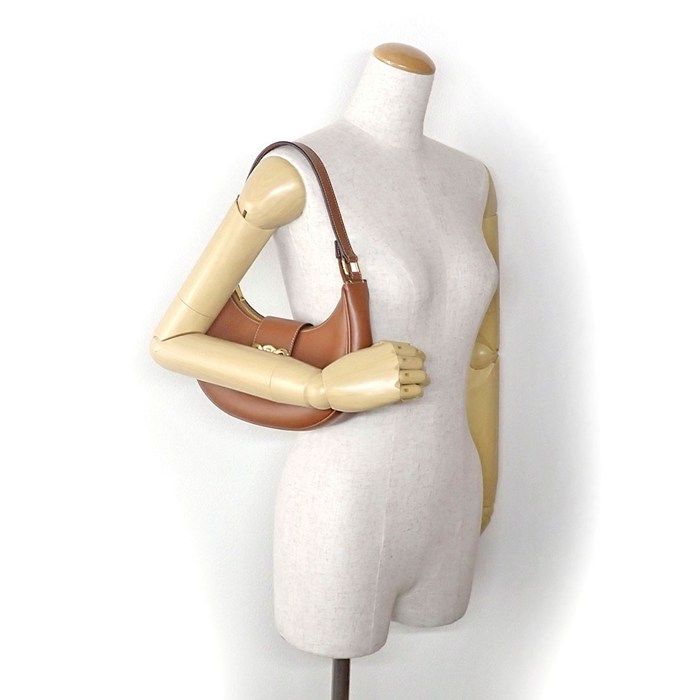 Celine Handbag/ Shoulder Bag Medium Ava Triomphe 114493dgq.04lu Tan Smooth