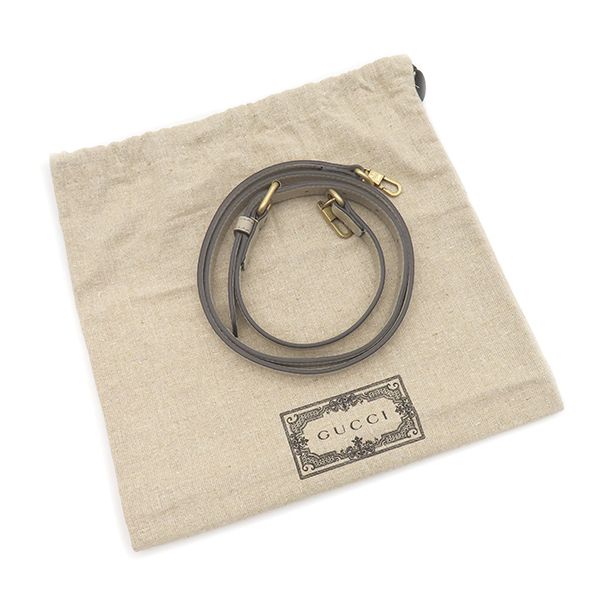 Gucci 2way Bag Interlocking G Mini Tote GG Supreme Canvas Beige Mattogo Old