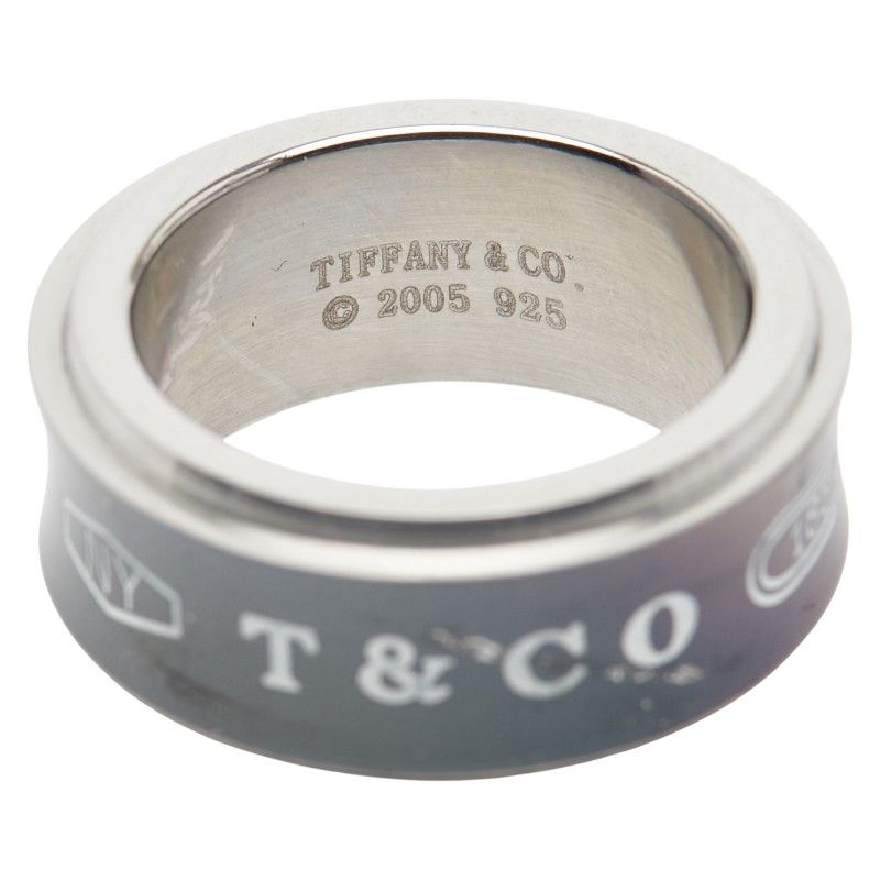 Tiffany & Co 1837 Sv925 Silver Titanium Ladies Tiffany & Co