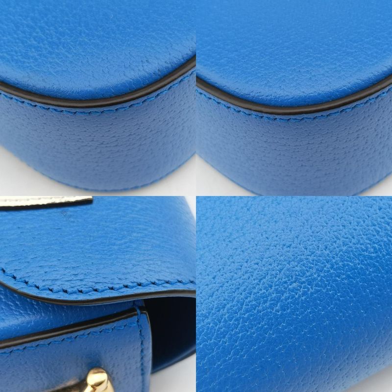 Gucci Adidas Collaboration Horsebit Blue And White Leather 722009 F039665729