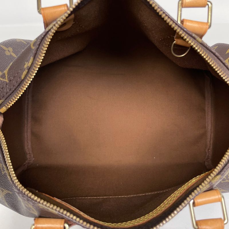 Louis Vuitton Speedy 30 Mini Boston Handbag Monogram Brown M41526 Women