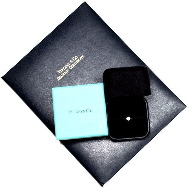 Tiffany & Co Solitaire 061ct Diamond Ring E-vvs2 Pt950