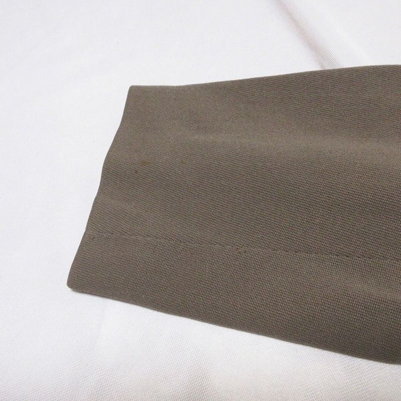 Christian Dior Prêt-À-Porter Wool Collarless Jacket V-Neck Long Sleeves Brown M