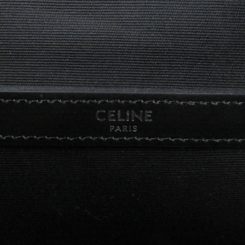 Celine 11181 Coated Canvas Triomphe Allover Backpack Sac Daypack Black Brown