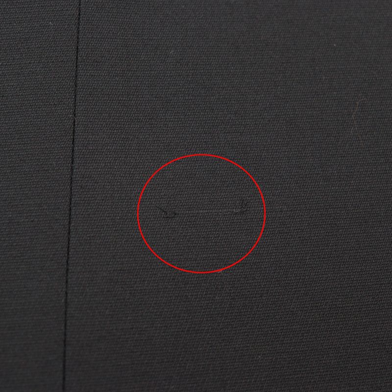 Gucci 609657 Silk Wool Center Press Pants With Interlocking G Buttons Black 38