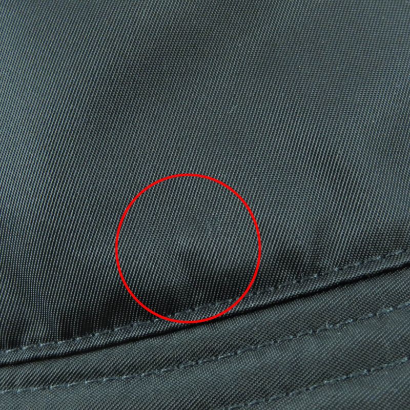 Prada 2hc137 Re-nylon Triangle Logo Plate Triangle Plate Bucket Hat Black M