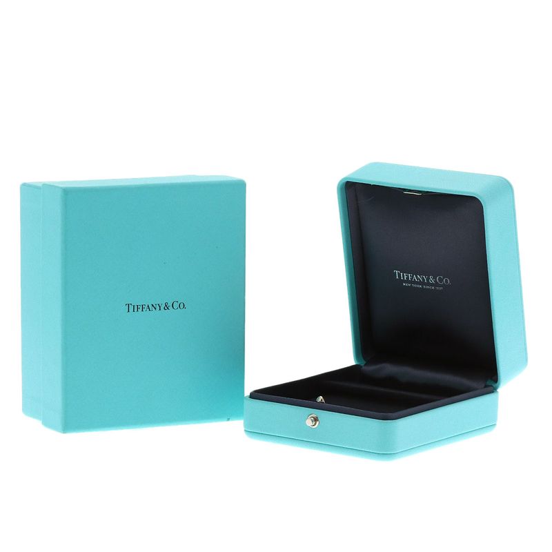 Tiffany & Co Sentimental Heart Diamond Earrings Pt950 Ladies