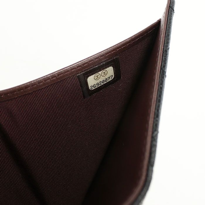 Chanel Small Flap Wallet Matelasse 26920077 Tri-fold Wallet Caviar Women's