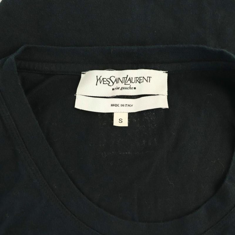 Yves Saint Laurent YVES Saint Laurent Tank Top Sleeveless S Navy Blue Navy AT -