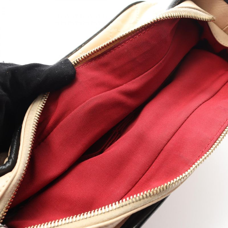 Chanel Shoulder Bag Gabrielle De Chanel Large Hobo A93824 Beige/black Leather