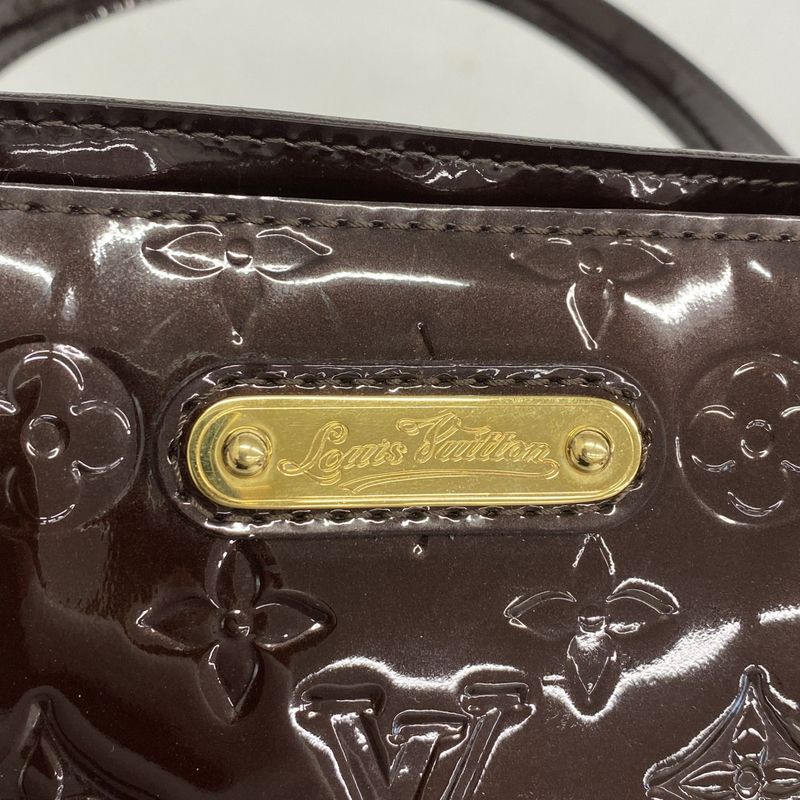 Louis Vuitton Tote Bag Vernis Wilshire MM M91645 Amarante Women's