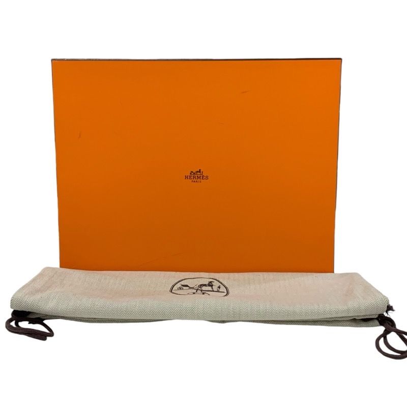 Hermes Hanae Boots Short Boots Shoes Suede Leather Black Unused