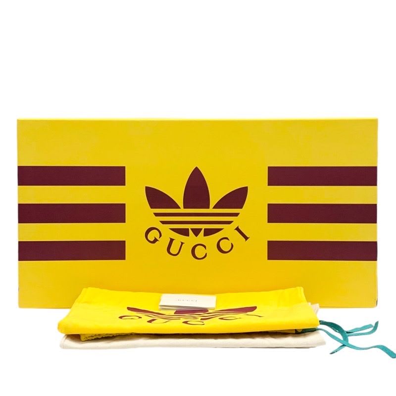 Gucci Boots Long Shoes Leather Brown White Adidas Sideline