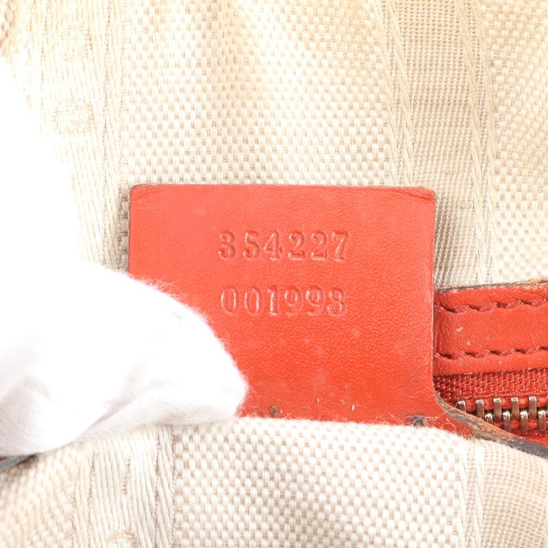 Gucci Diamante Mini Boston 354227 Leather 2WAY Shoulder Bag Crossbody Hand