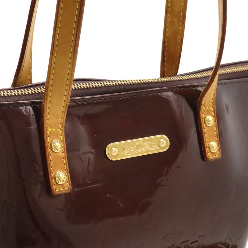 Louis Vuitton Monogram Vernis Bellevue GM Tote Handbag Shoulder Bag Semi