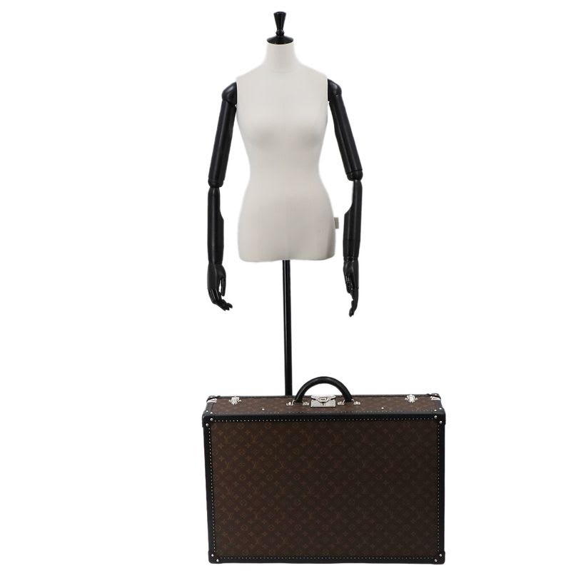 Louis Vuitton Monogram Macassar SPO Personal Bisten 70 Trunk Case Bag Brown
