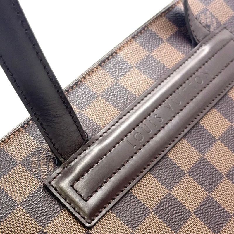 Louis Vuitton Paris Ori PM Damier Ebene Damier Ebene Leather × PVC Brown Tote