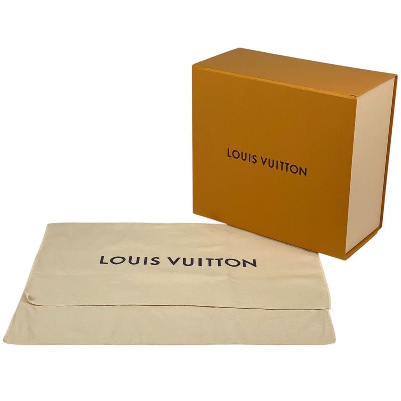 Louis Vuitton Fastline Messenger LV Aerogram Shoulder Bag Leather Noir Black