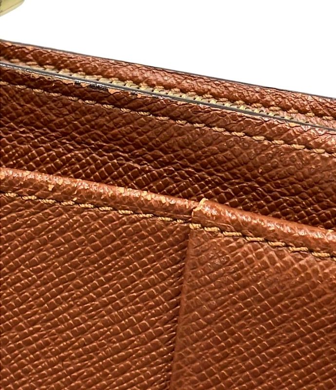 Louis Vuitton Bifold Wallet Monogram Compact Zip M61667 Ladies Men Louis Vuitton