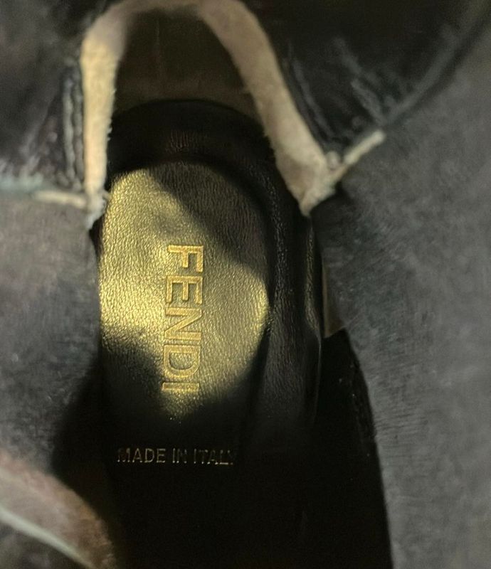 Fendi Side Gore Boots Wedge Sole Women's Size 36 (M) Fendi