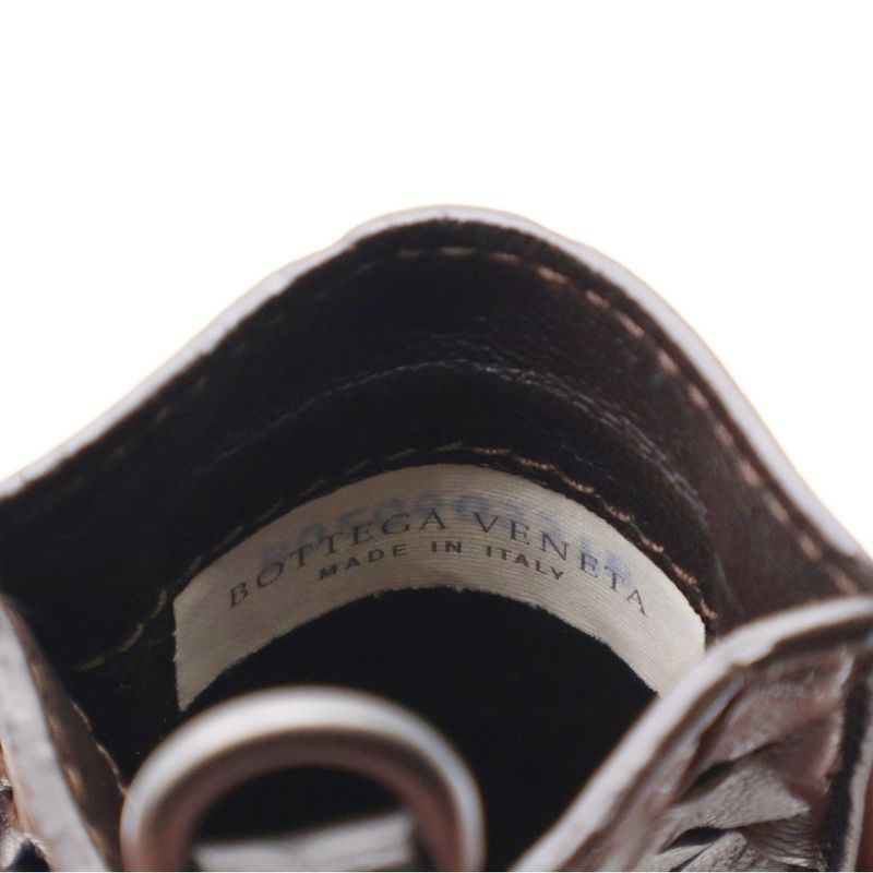 Bottega Veneta Intrecciato Passcase Card Case Leather Brown