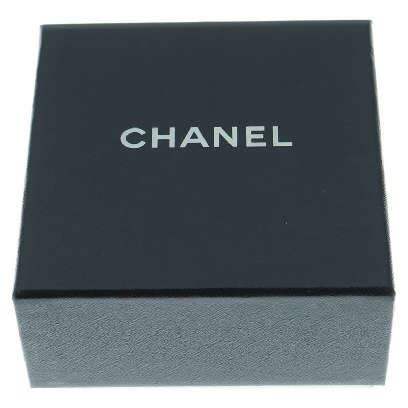 Chanel Coco Mark Faux Pearl Choker Necklace Pink And Gold Black