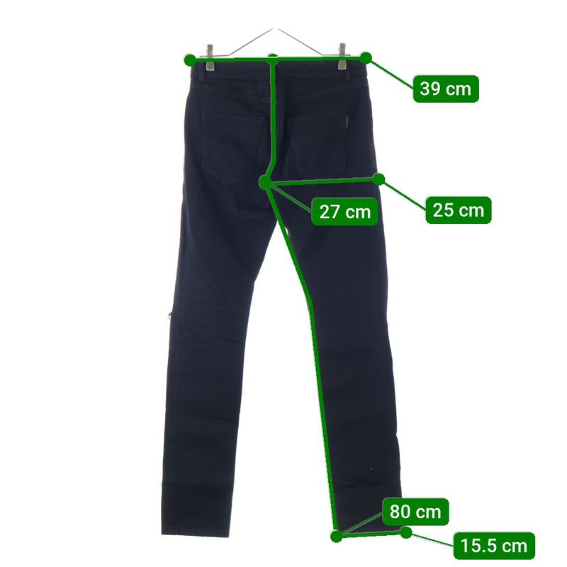 Saint Laurent Paris Crash Skinny Crushed Skinny Denim With Button Logo Imprint