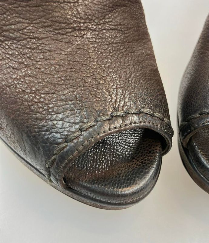 Prada Open Toe Heel Sandals Women's SIZE 34 22cm (8.66in) Prada