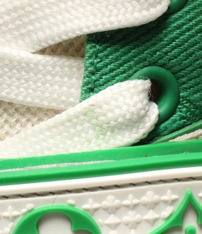 Louis Vuitton Low Cut Sneakers LV Trainer Line Ms0243 Men's Size 6 1/2 (S)