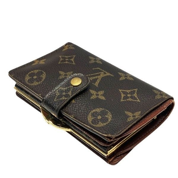 Louis Vuitton Monogram Porte Monevier Viennois M61663 Bifold Wallet For Women