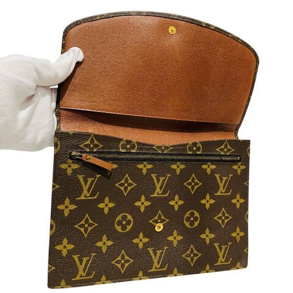 Louis Vuitton Monogram Pochette Lava 23 M51940 Bag Clutch Bag Unisex
