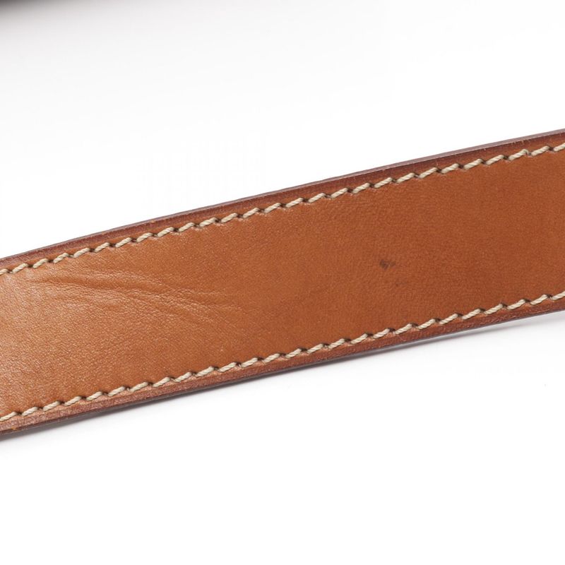 Celine Shoulder Bag Macadam Dark Brown/brown PVC Coated Canvas Leather Macadam