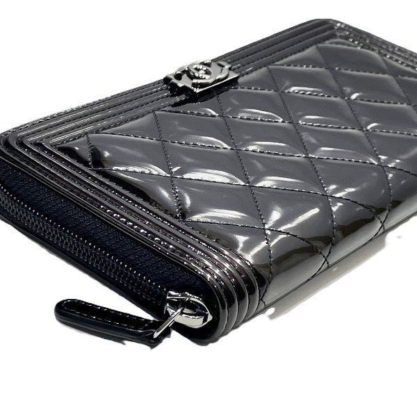 Chanel Boy Chanel Round Zipper No 21 Shardware Long Wallet Women