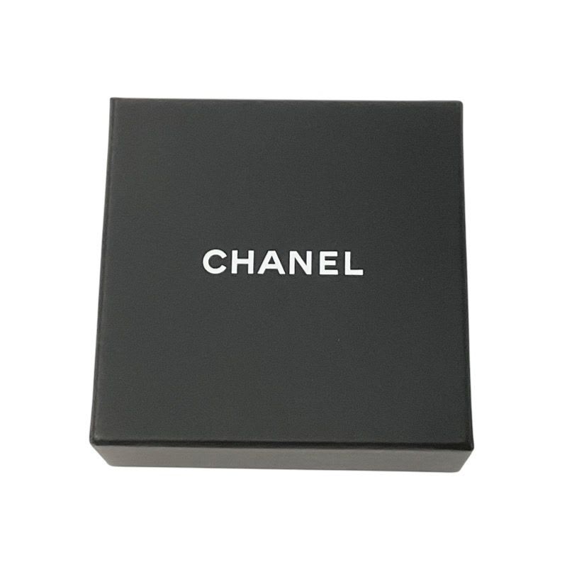 Chanel Earrings Gold Coco Mark Rhinestone Bijou Heart