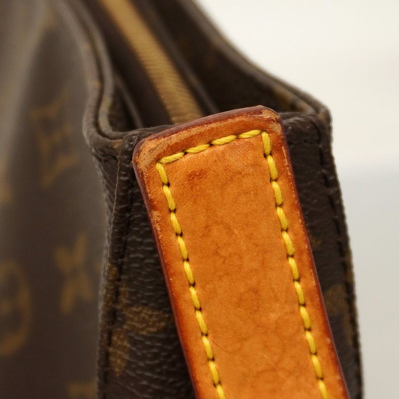 Louis Vuitton Shoulder Bag Monogram Looping MM M51146 Brown Ladies