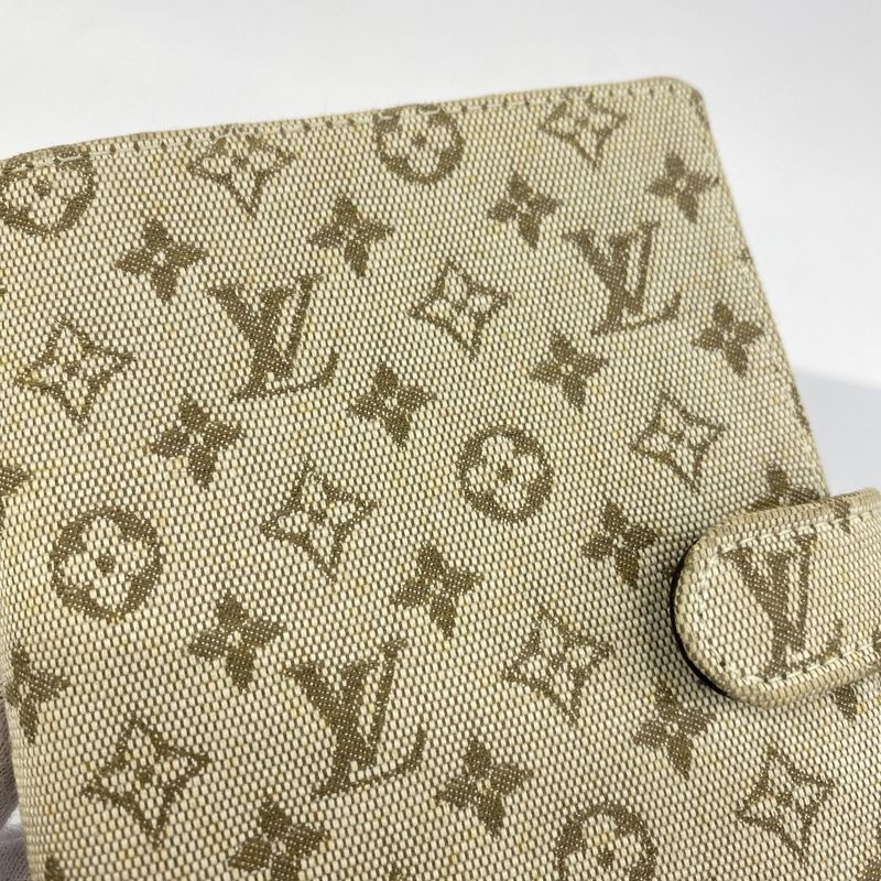Louis Vuitton Notebook Cabas Monogram Mini Agenda PM R20911 Khaki Women's